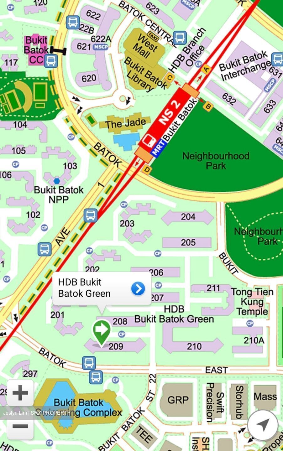 Blk 209 Bukit Batok Street 21 (Bukit Batok), HDB 4 Rooms #489935711